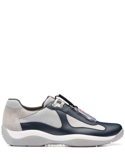 prada 4e2 antraciet blue|Prada America's Cup low.